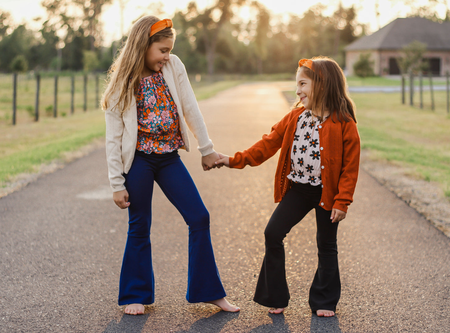 Flare Pants in Denim