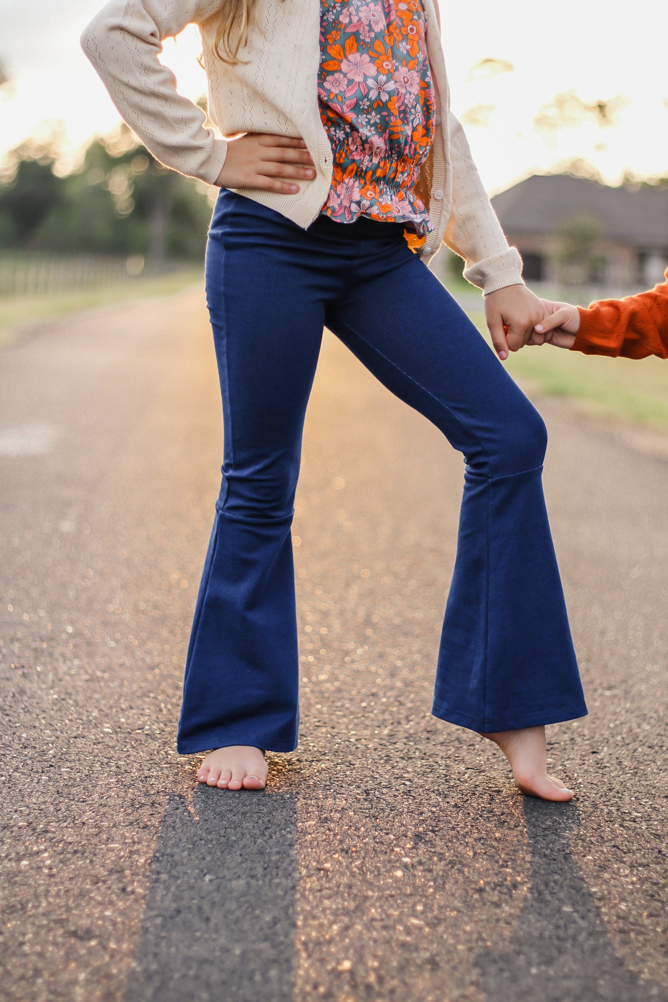 Flare Pants in Denim