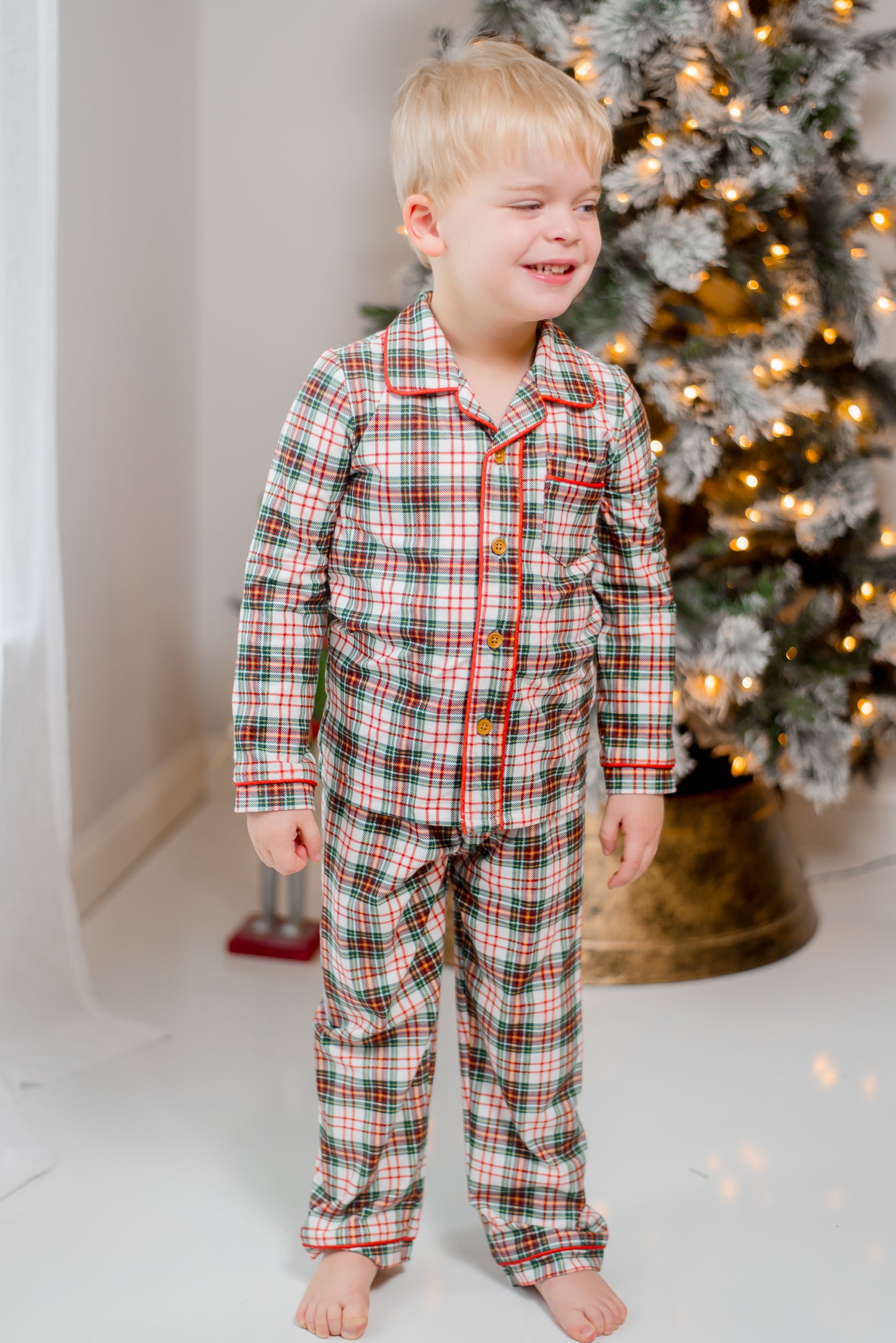 Plaid Cozy Unisex Two Piece