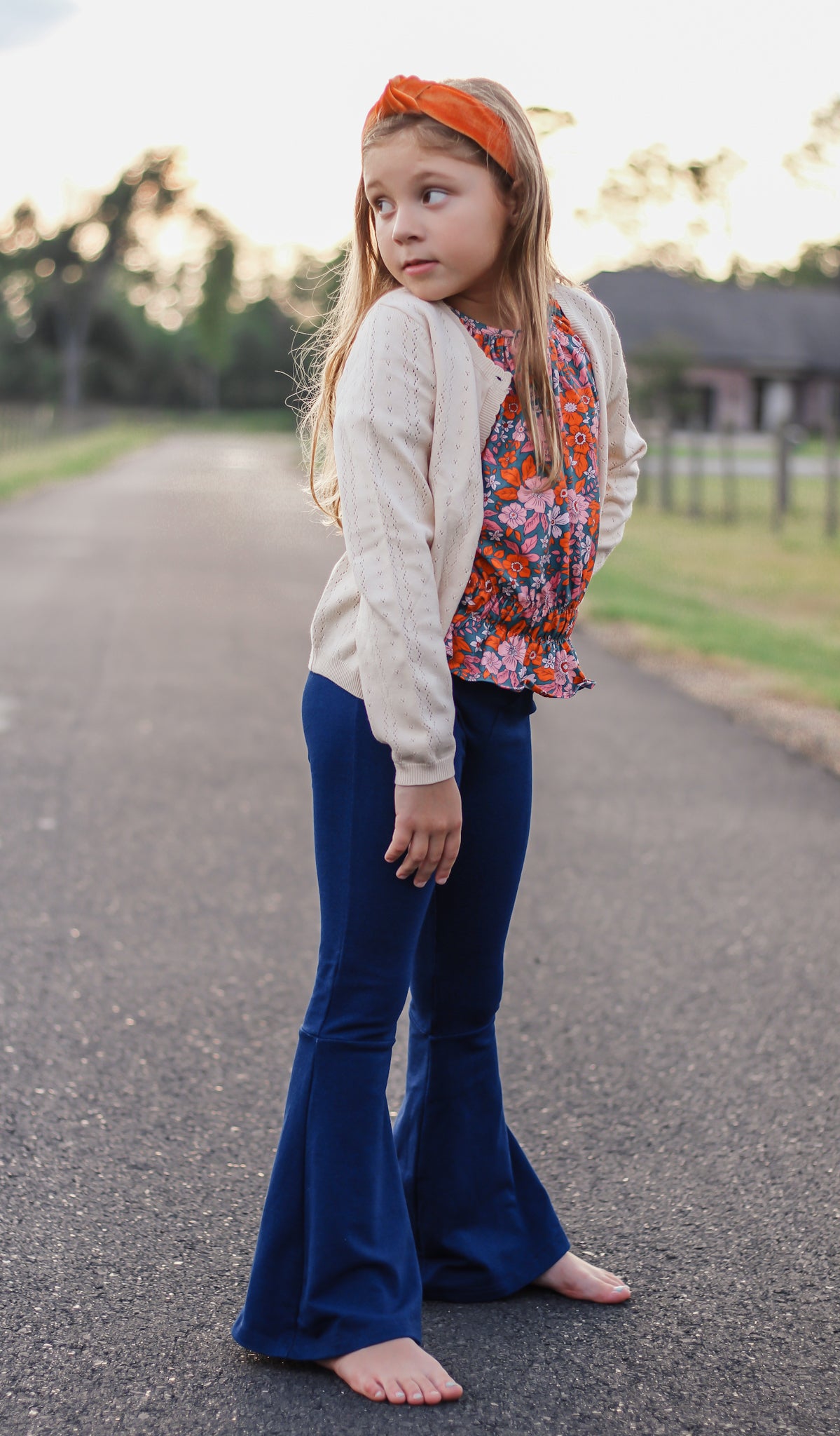 Flare Pants in Denim