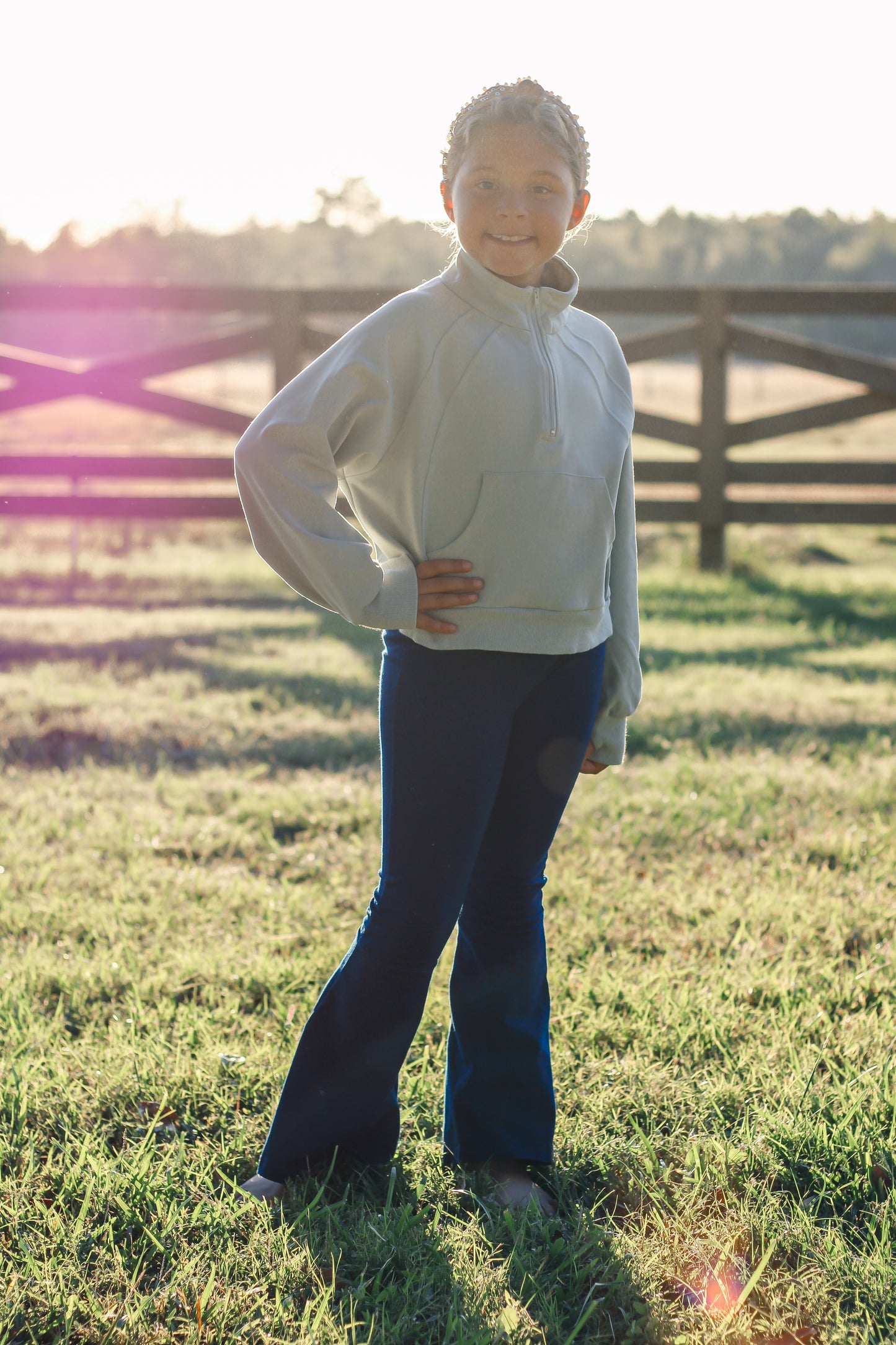 Flare Pants in Denim