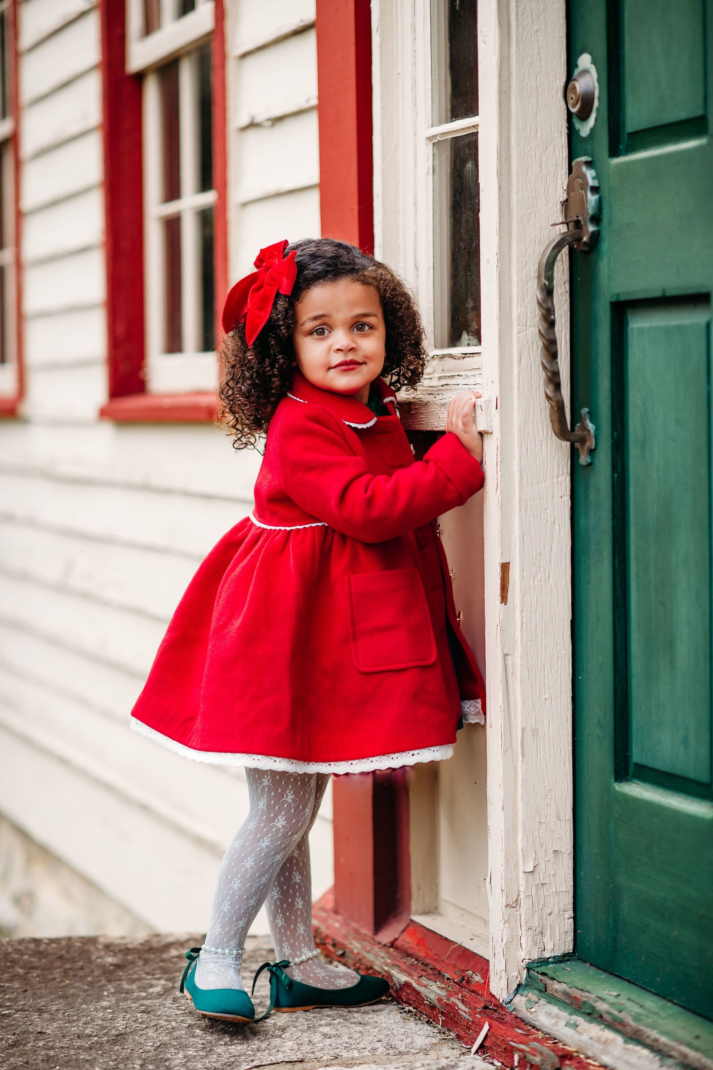 FLAWED Caroline Coat in Cardinal Red