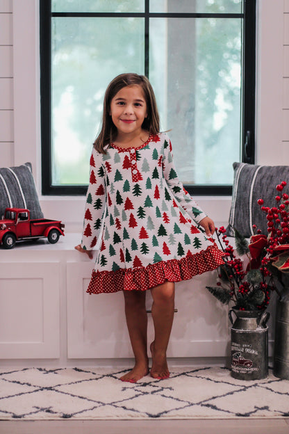 Girls Festive Cozy Gown