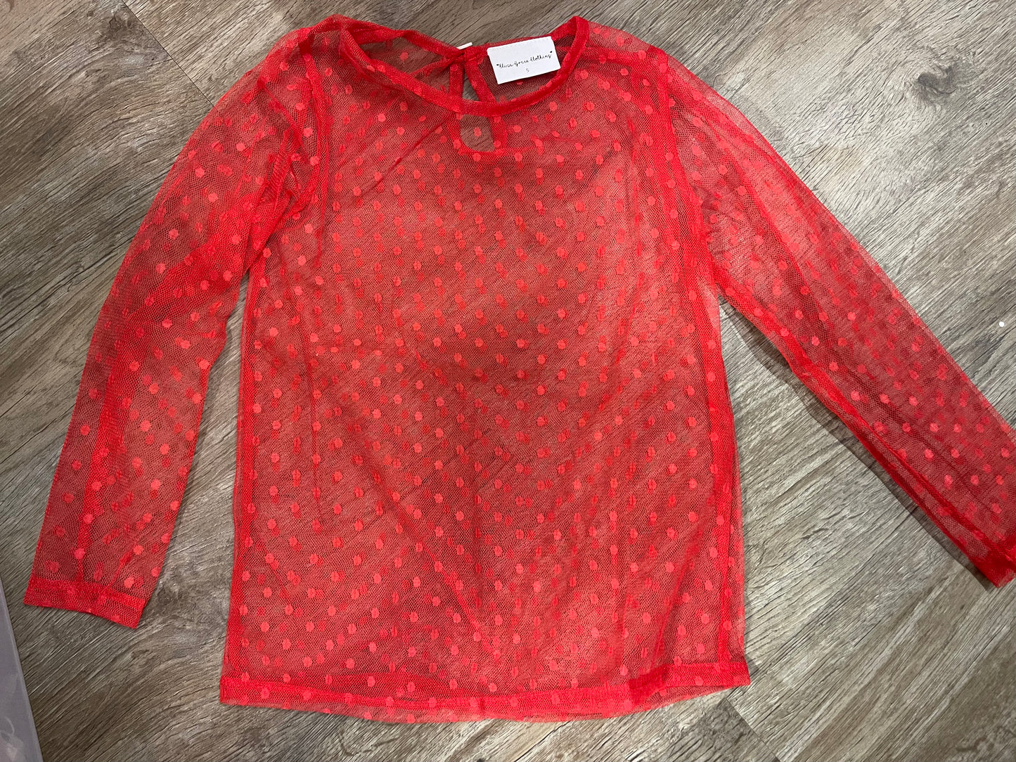 Swiss Dot Layering Shirt