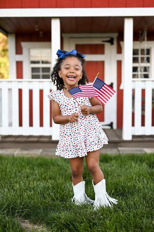 Little Miss Liberty in Stars
