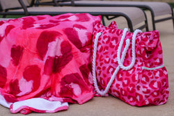 Pink Leopard Blanket