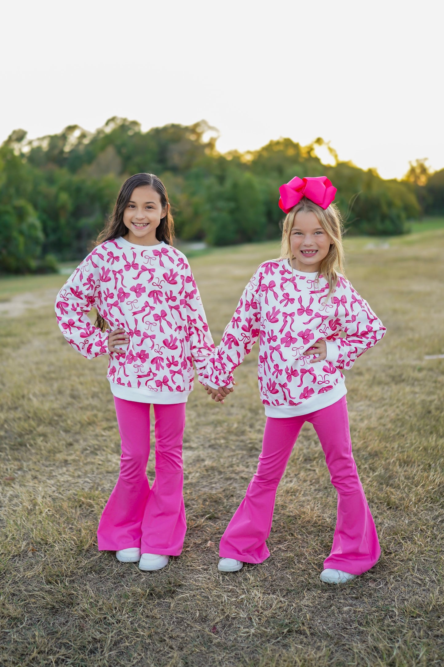 Pink Flare Pants