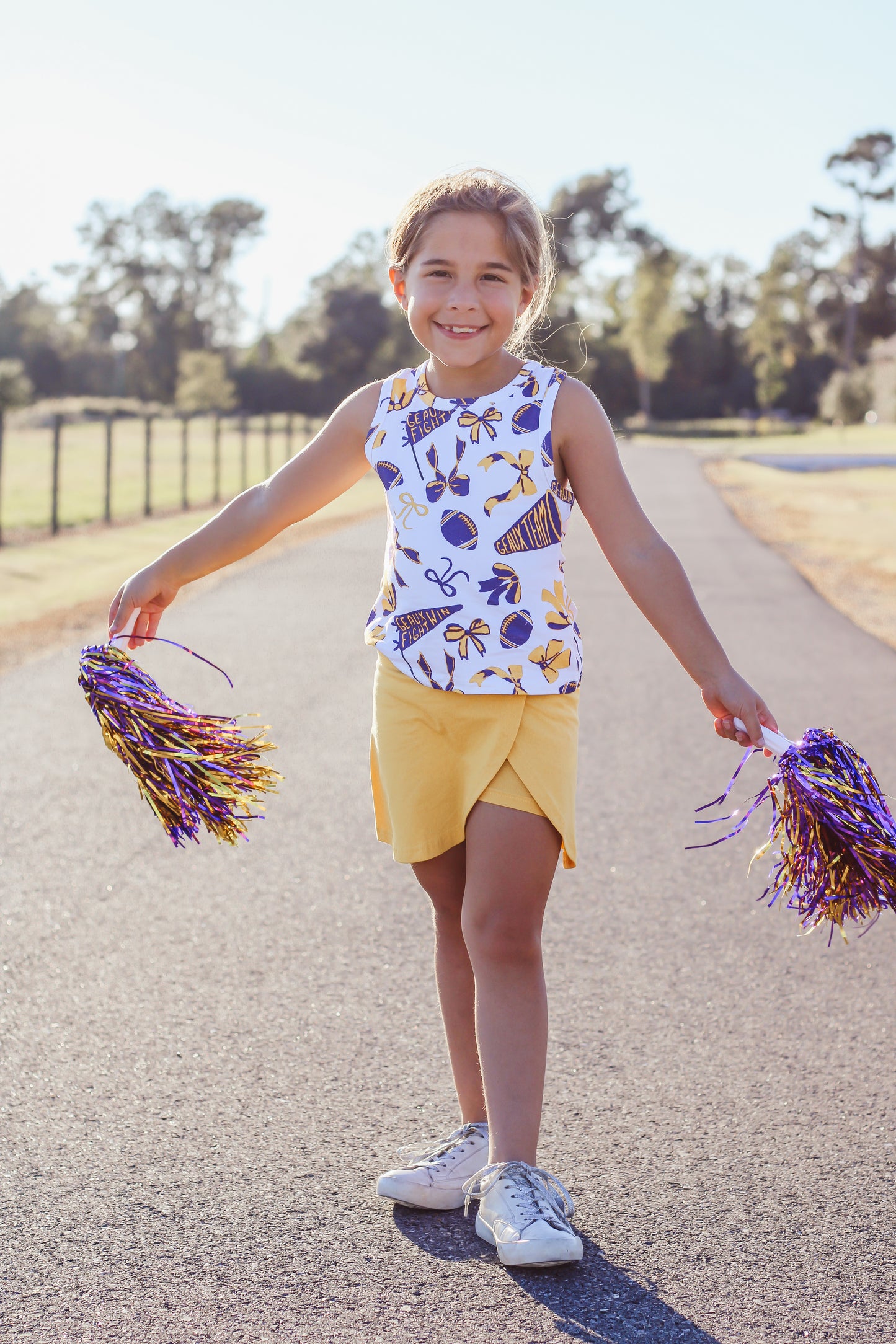 Victory Valley Skort in Yellow