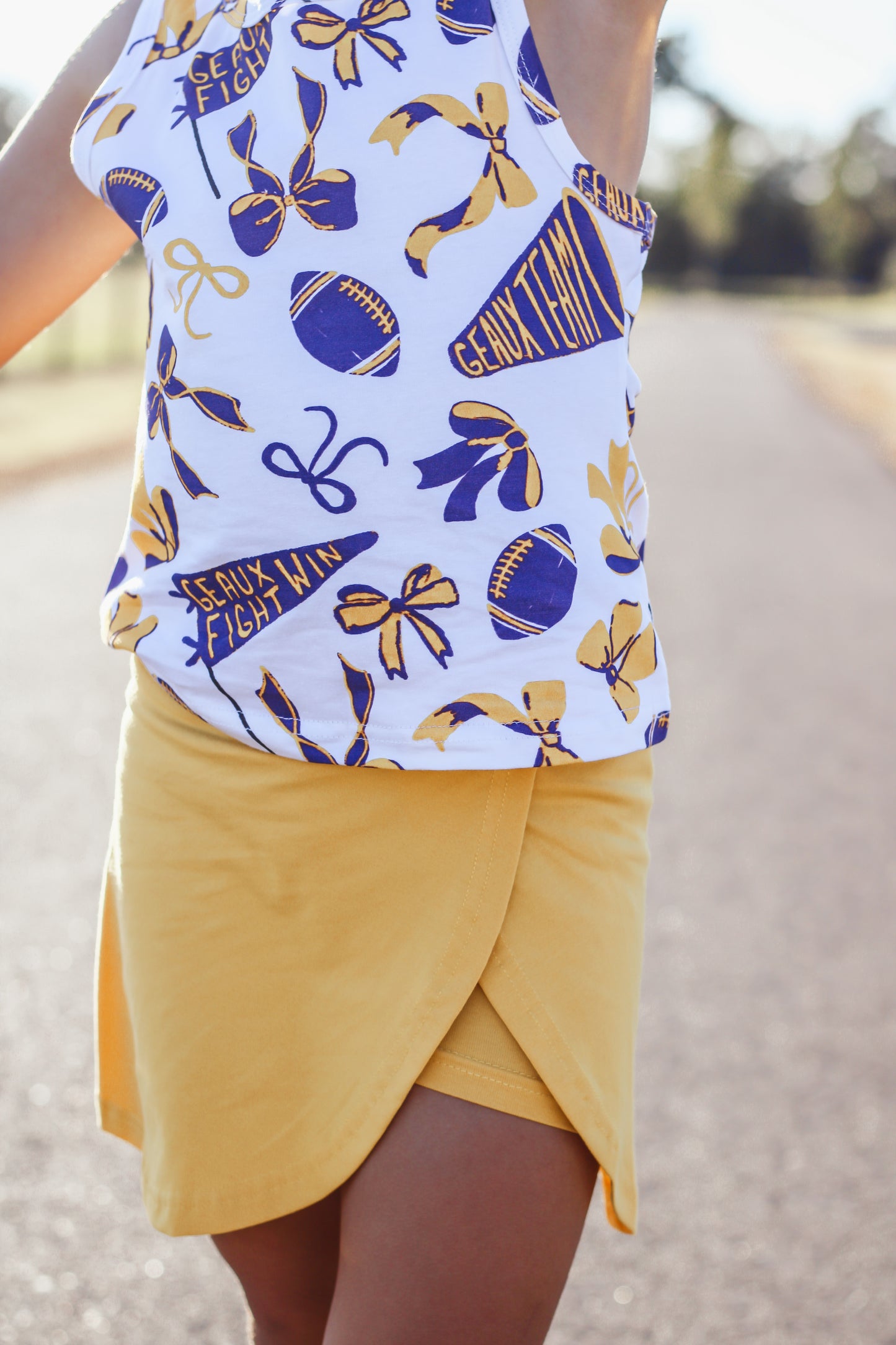 Victory Valley Skort in Yellow