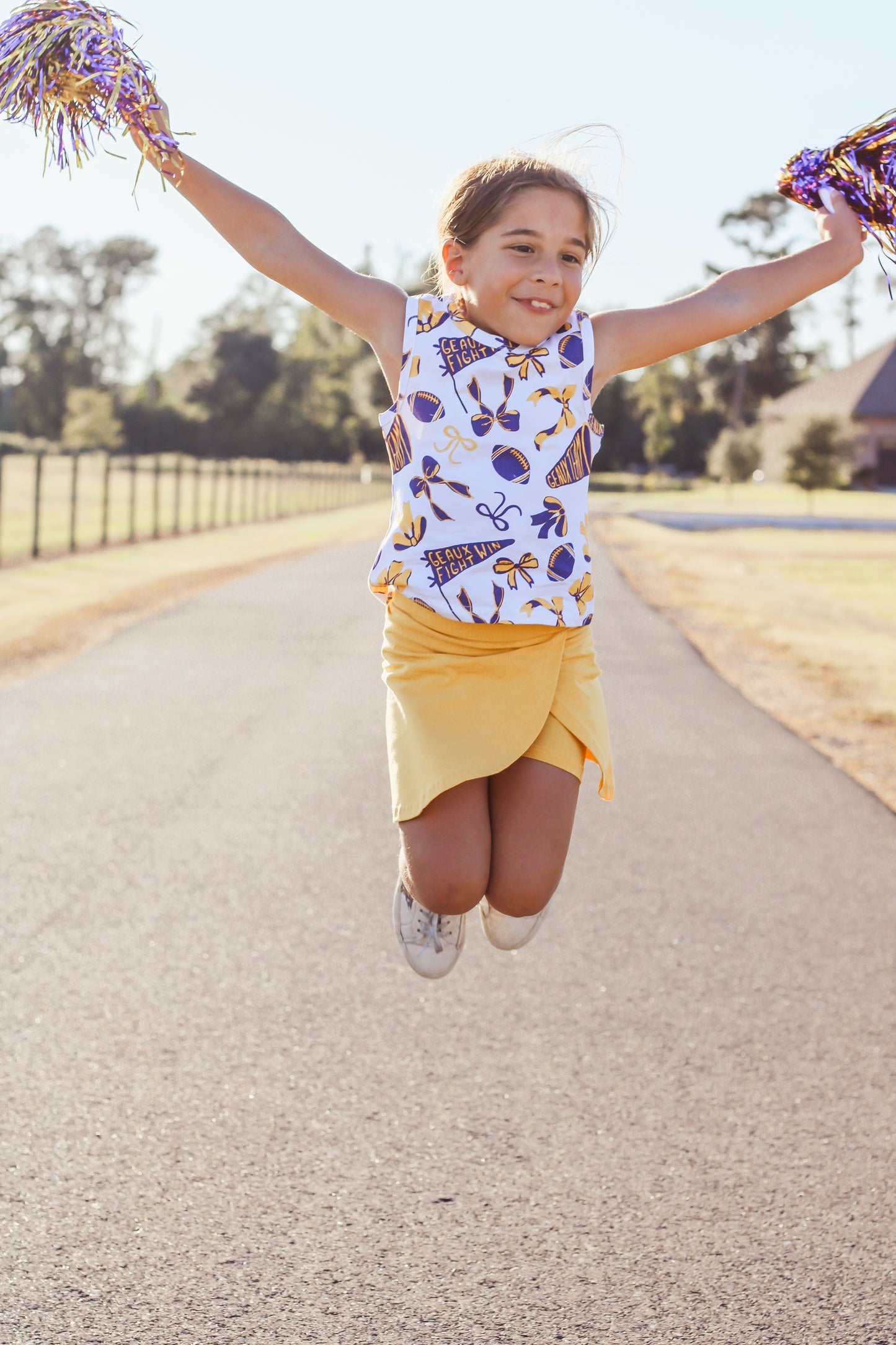 Victory Valley Skort in Yellow