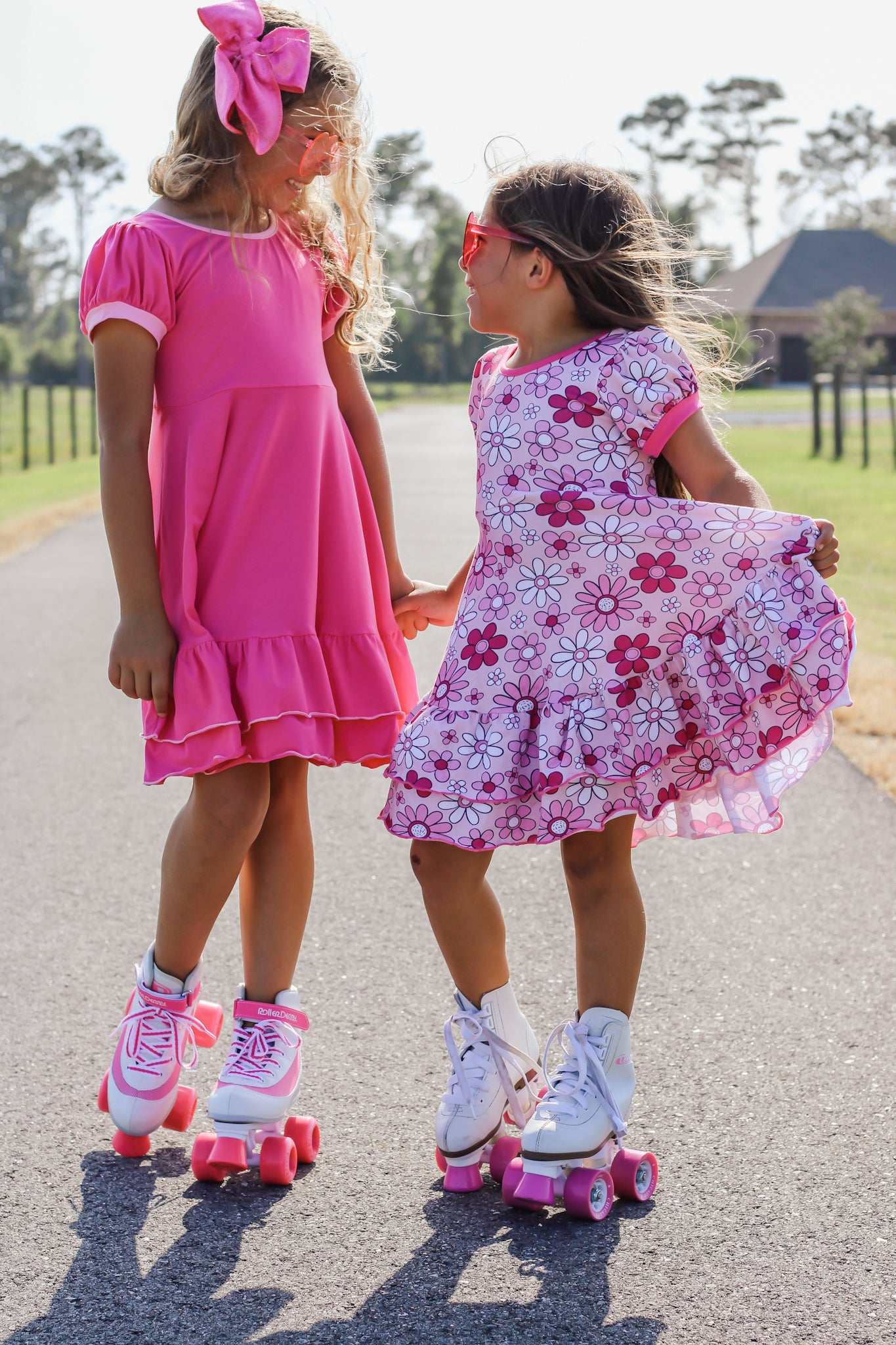 Barbie Dress in Pink Floral