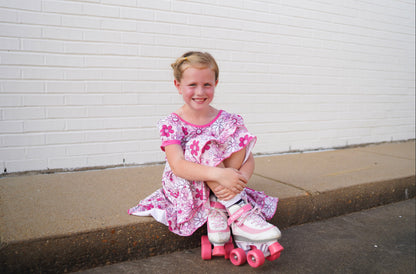 Barbie Dress in Pink Floral