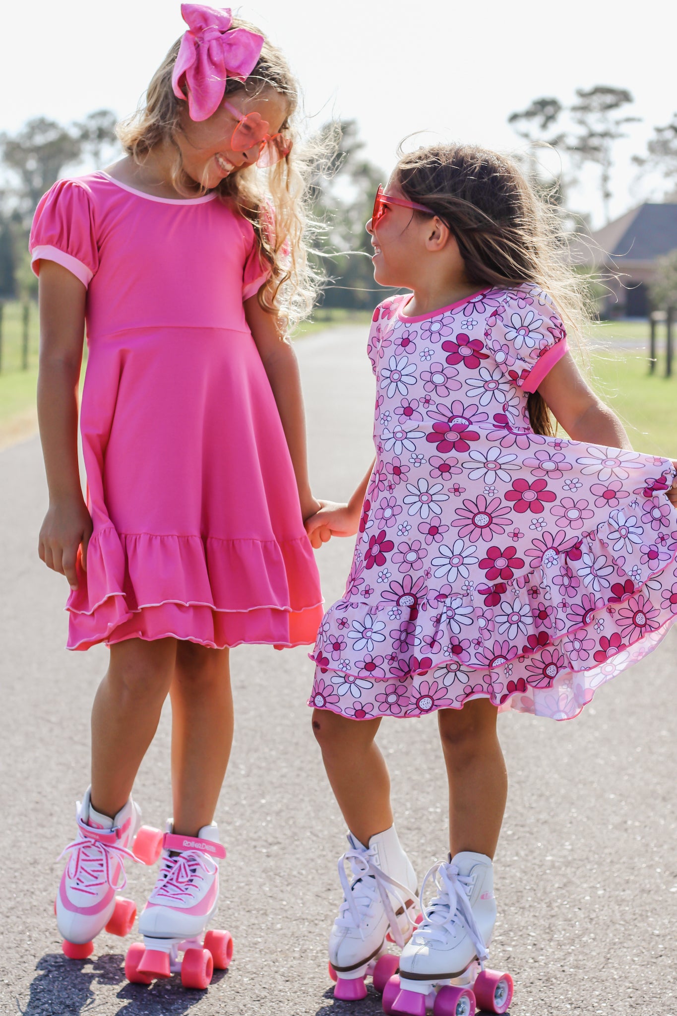 Barbie Dress in Pink Floral