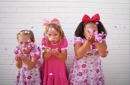 Barbie Dress in Pink Floral