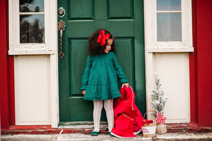 Lettie Dress in Evergreen