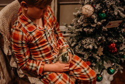 Red Plaid Unisex Two Piece